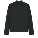 Unisex long sleeve polo shirt