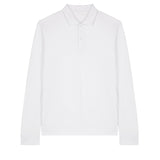 Unisex long sleeve polo shirt